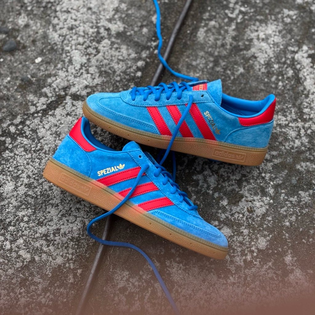 Adidas Original Handball Spezial Blue Vivid Red Bright Blue Exclusive art FX5675