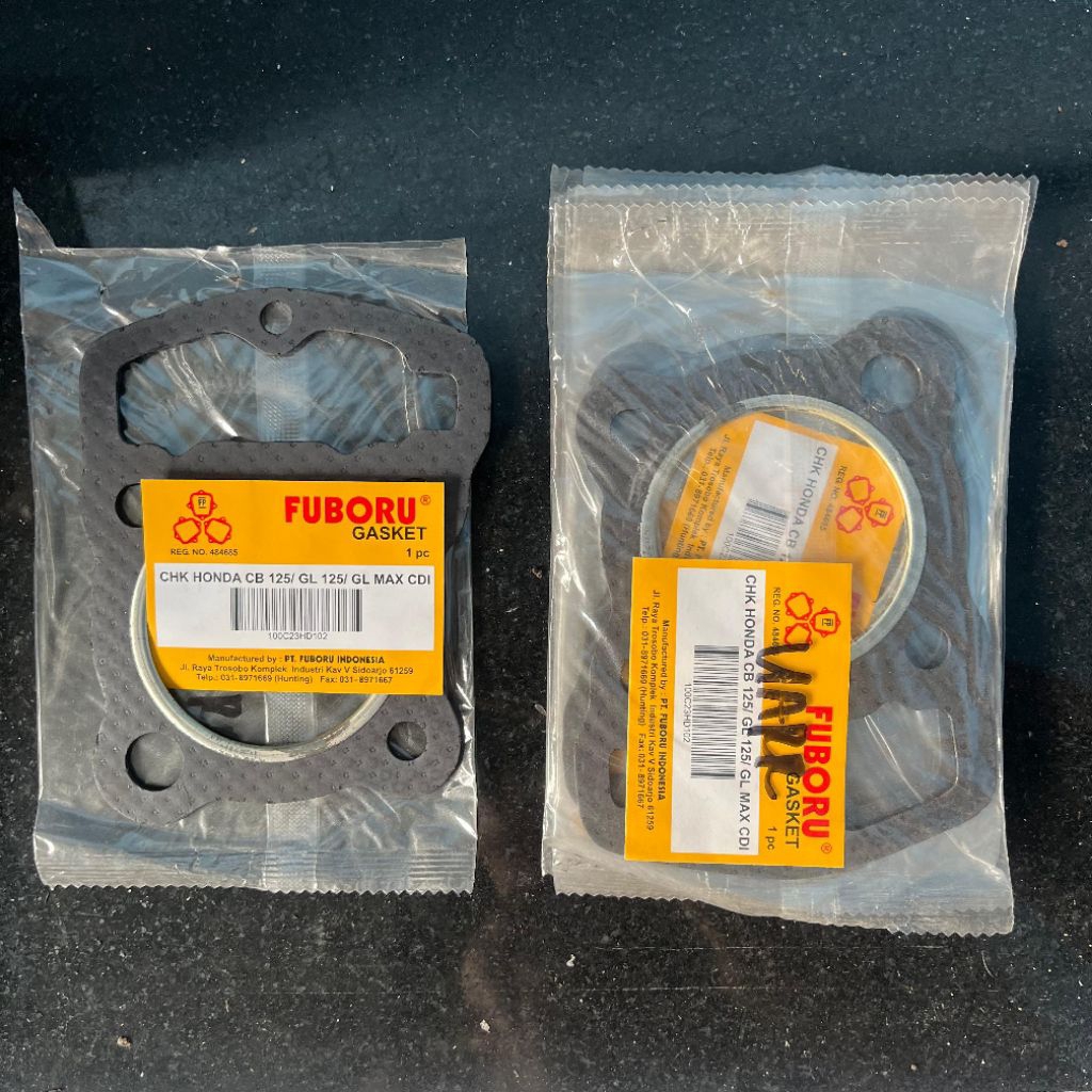 packing perpak blok head atas fiber honda GL125 CB125 GL max Cdi