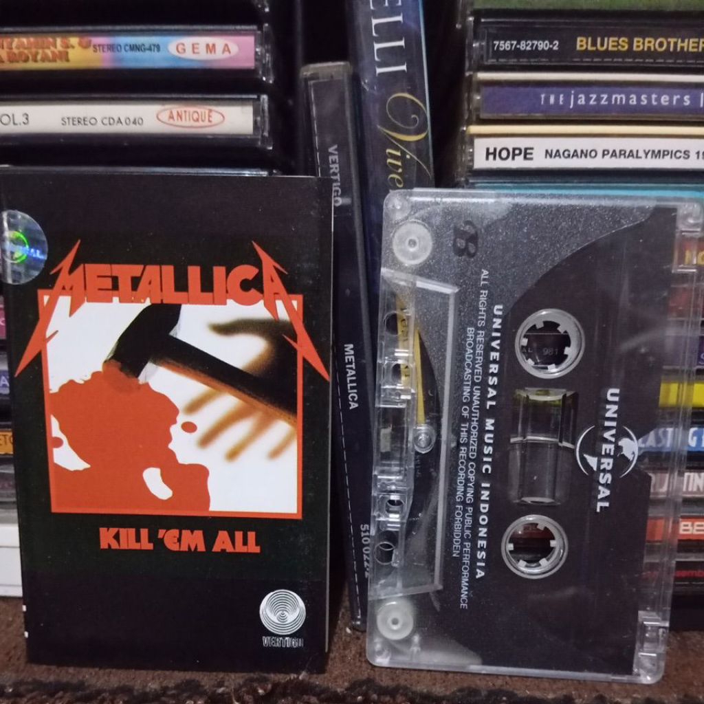 kaset Metallica kill em all