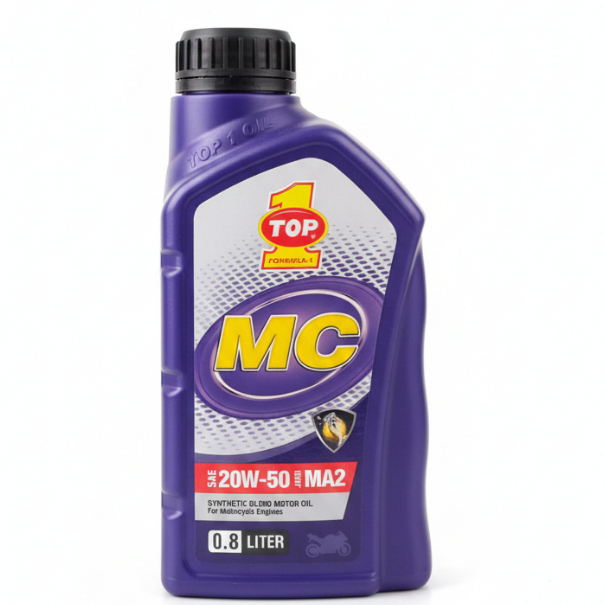 Oli TOP 1 MC 20W-50 800ml 0.8L Kaleng Original Supra Jupiter - Mutiara Motor 4