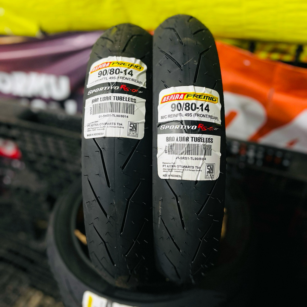 Ban Aspira Premio 90/80 Ring 14 Tubeless