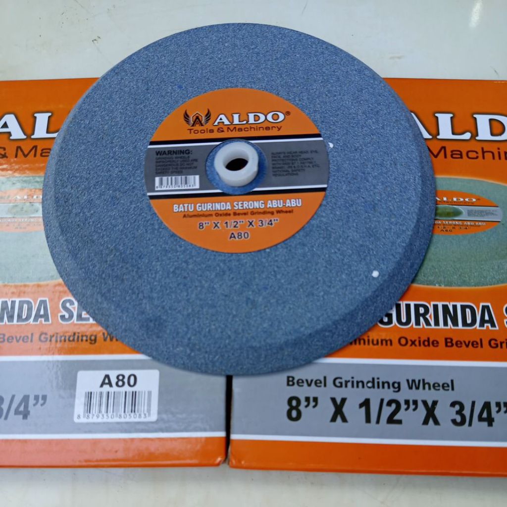 Batu Gerinda Serong ALDO Untuk Asah Gergaji bandsaw Sawmill- Gergaji Pita