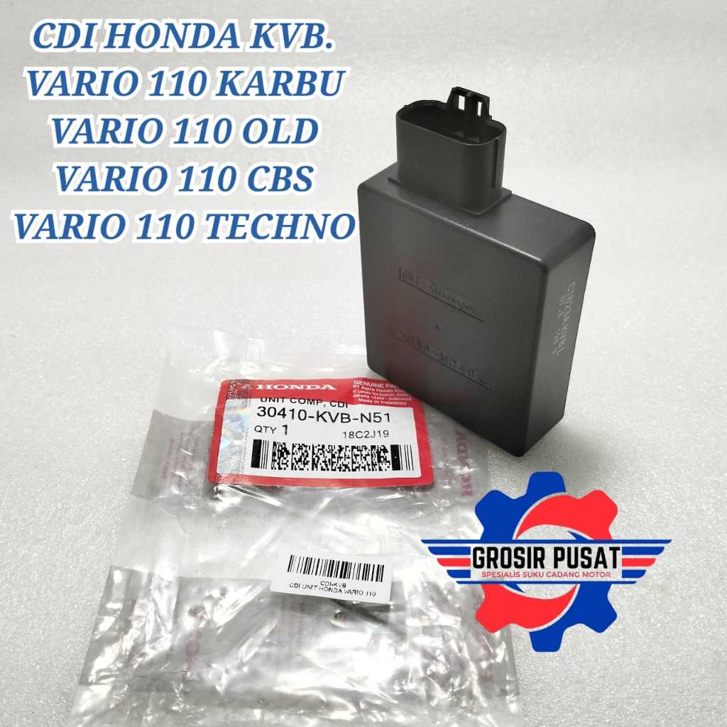CDI ORI HONDA VARIO 110 CDI HONDA KVB VARIO 110 KARBU KOTAK CDI MOTOR VARIO 110 TECHNO CDI VARIO 110