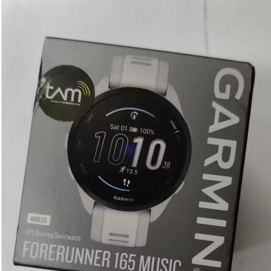 Jam Garmin 165 music second
