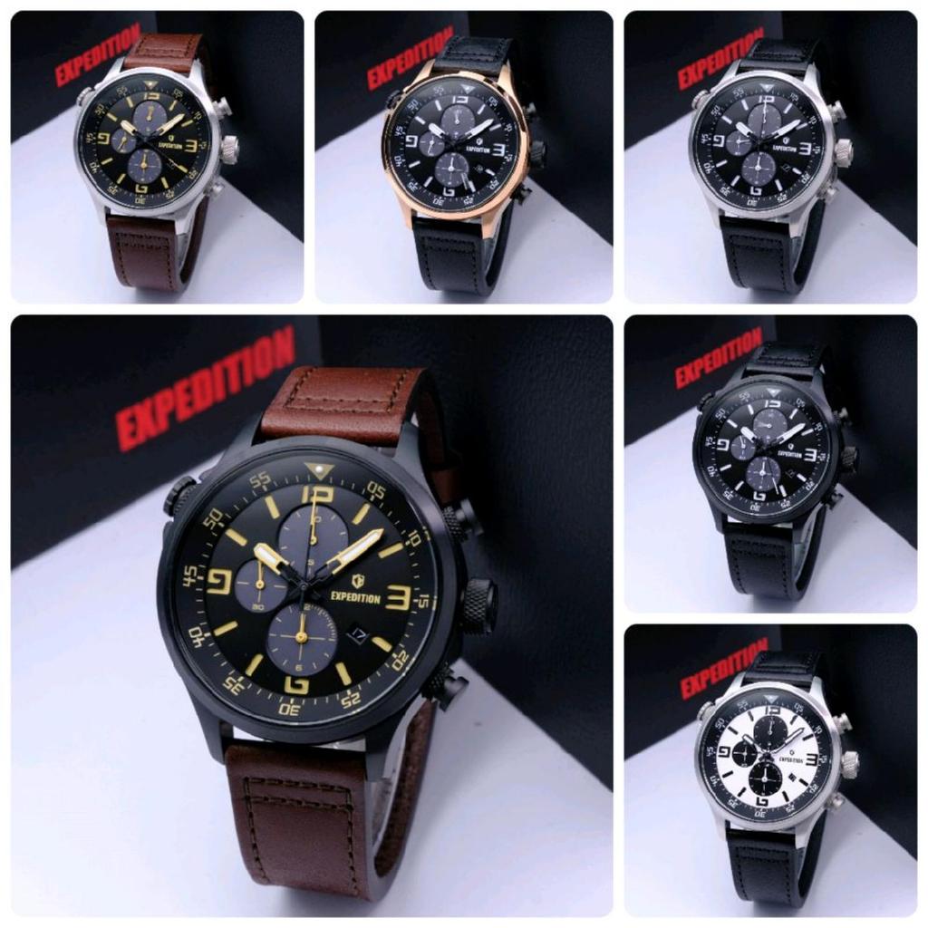 Expedition 6318 Jam Tangan Pria Original Kulit