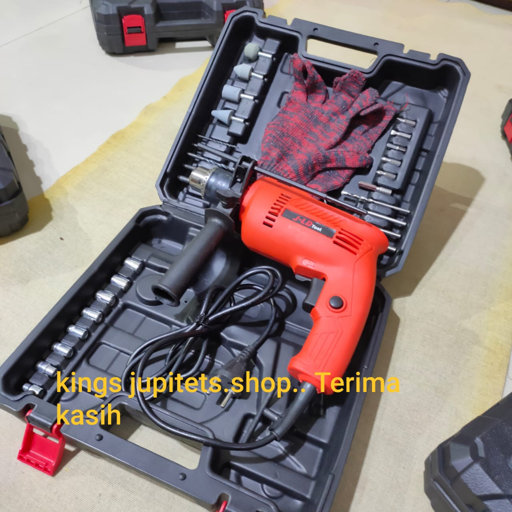 BOR 13MM JLD KOMPLIT BETON BESI KAYU + MATA BOR DLL MESIN BOR 13MM TEMBOK MESIN BOR 13 MM BOR 13MM