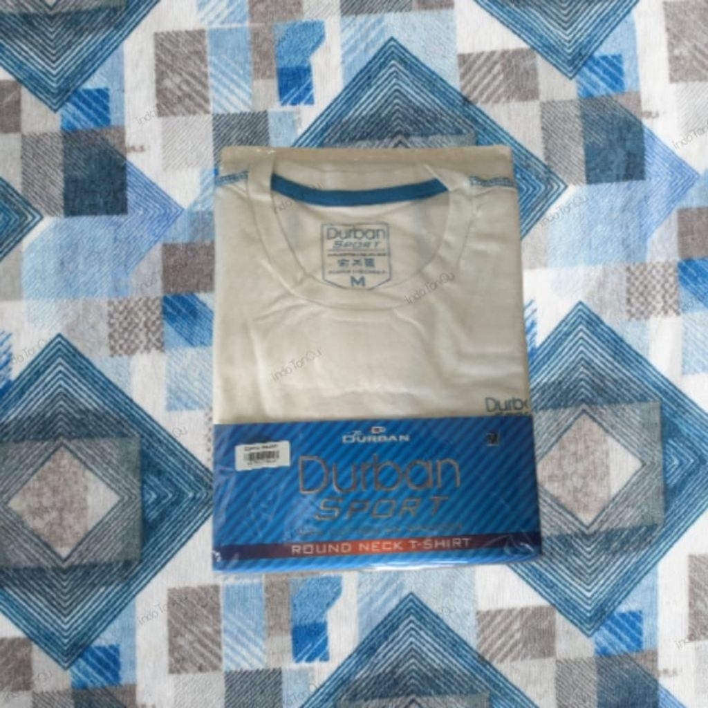 [iTQ] Durban TR-140 Kaos Dalam Putih Pria