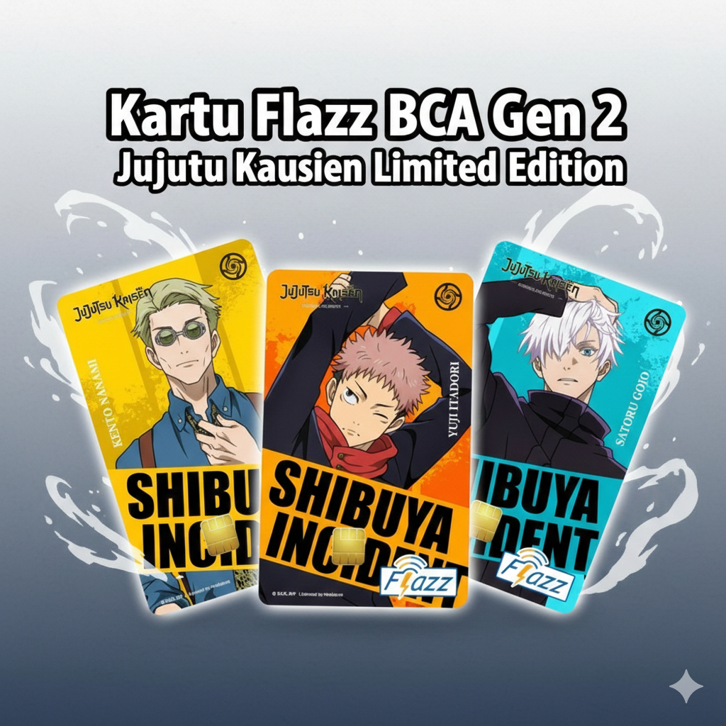 Kartu Flazz Gen 2 Jujutsu Kaisen Limited Edition