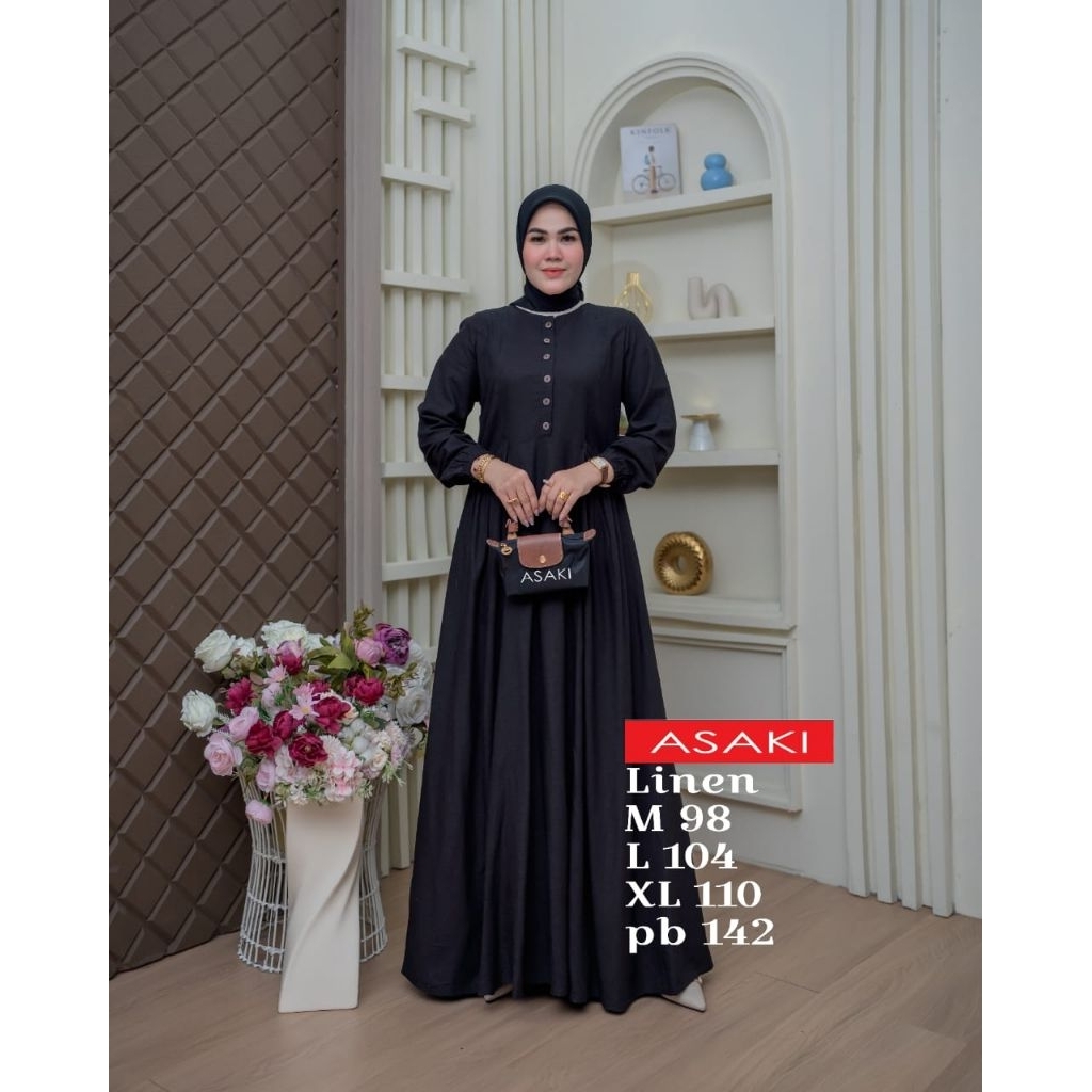 Gamis Linen bay ASAKI