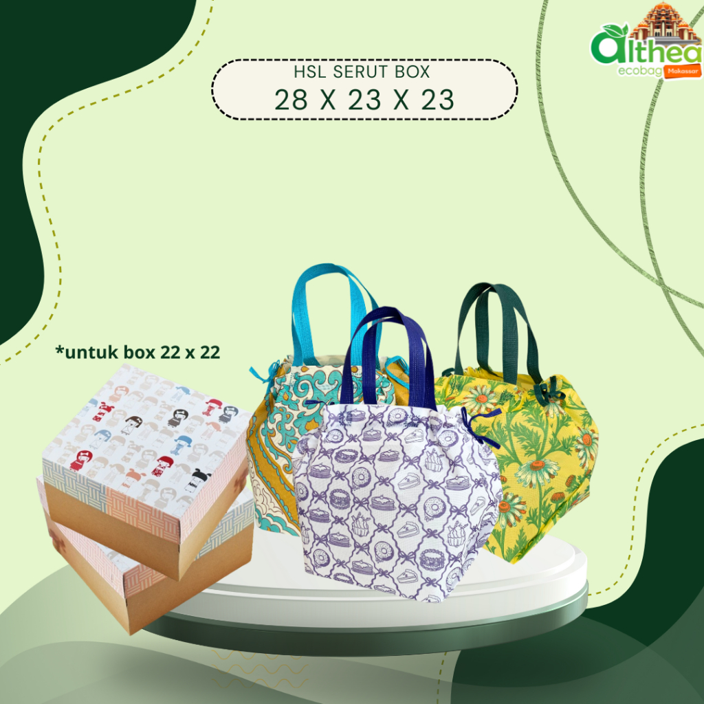 Tas Serut Kotak Nasi | Tas Hajatan Serut Mewah | Tas Tasyakuran Serut | Tas Box Nasi Mewah Serut 28x