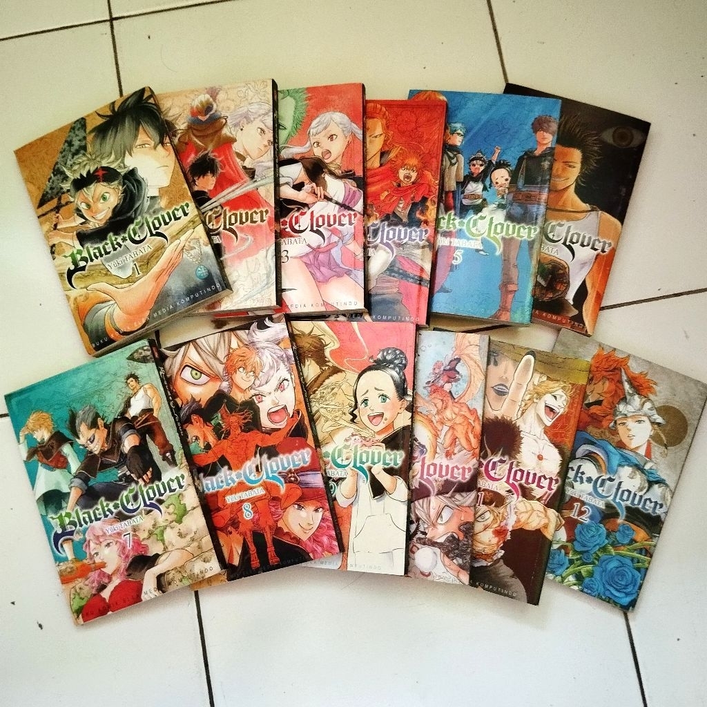 [Preloved Ori] Set Komik Black Clover vol 1-12