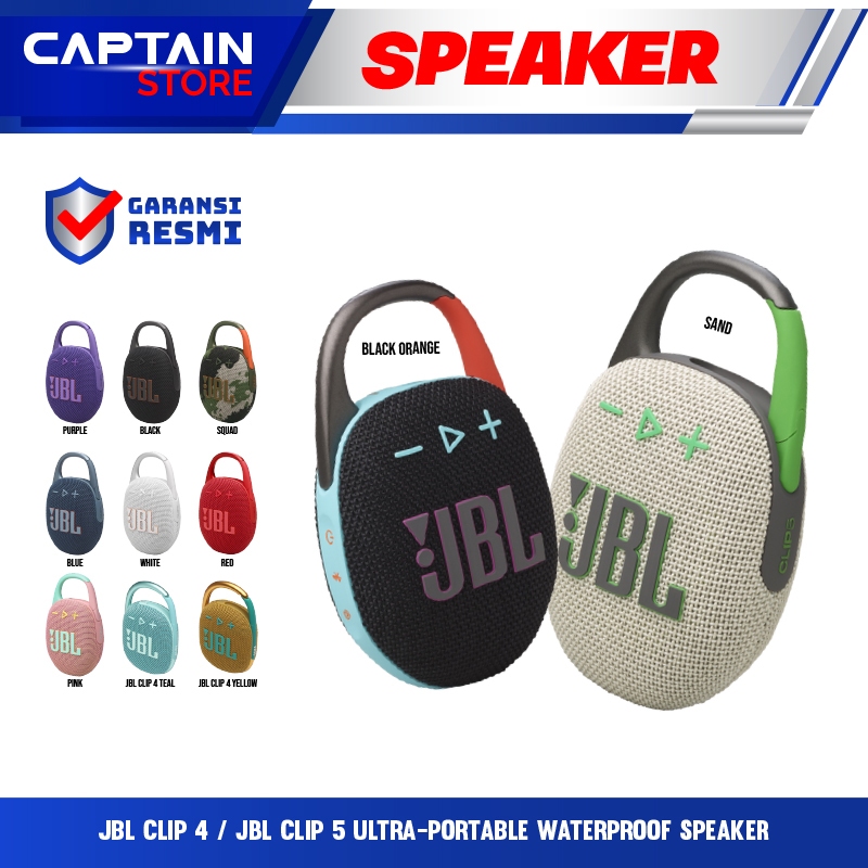 JBL Clip 4 / JBL Clip 5 Ultra-portable Waterproof Speaker -  JBL CLIP