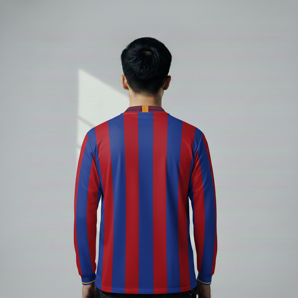 ATHLETIC SPORTWEAR - Jersey Vintage Bola Fantasy Barcelona Home 2009-10 Fullprinting Casual - Atasan
