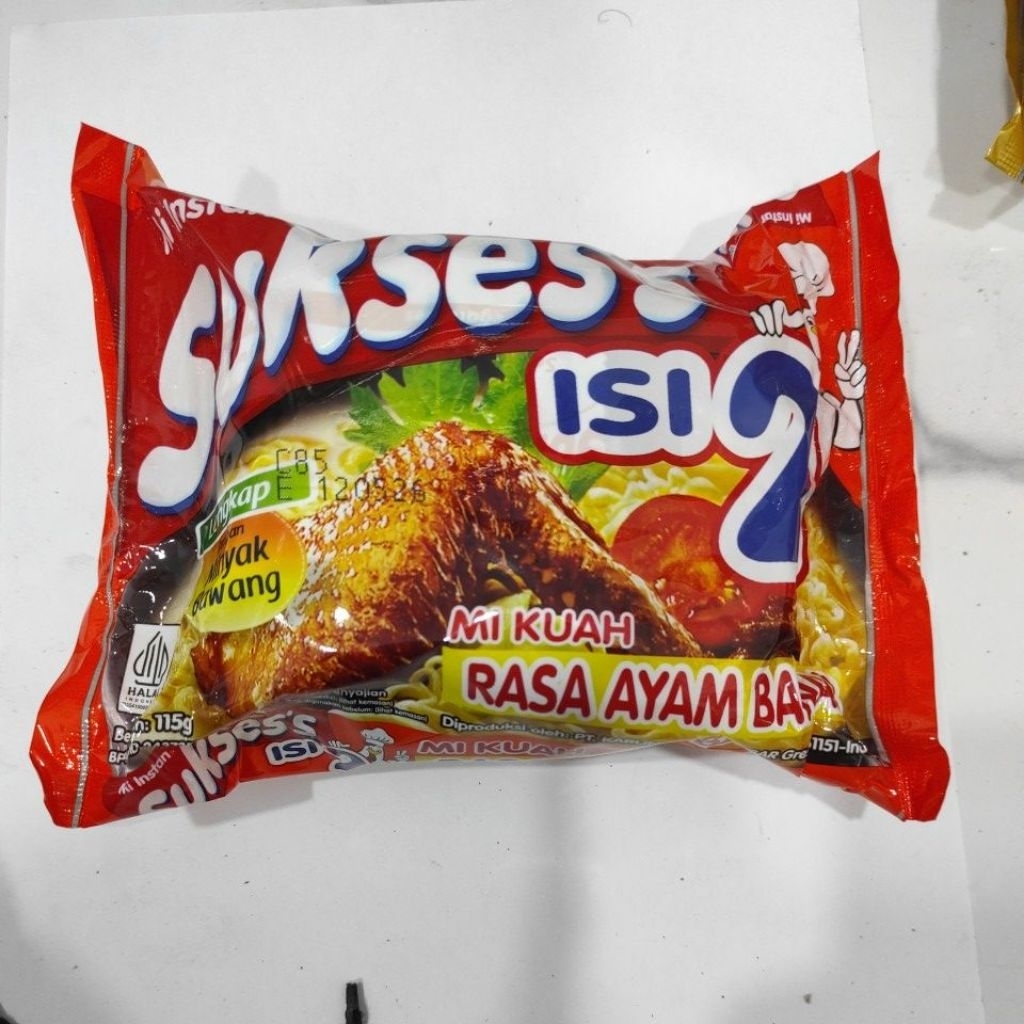 Mie Suksess Isi 2 Rasa Ayam Bawang 115