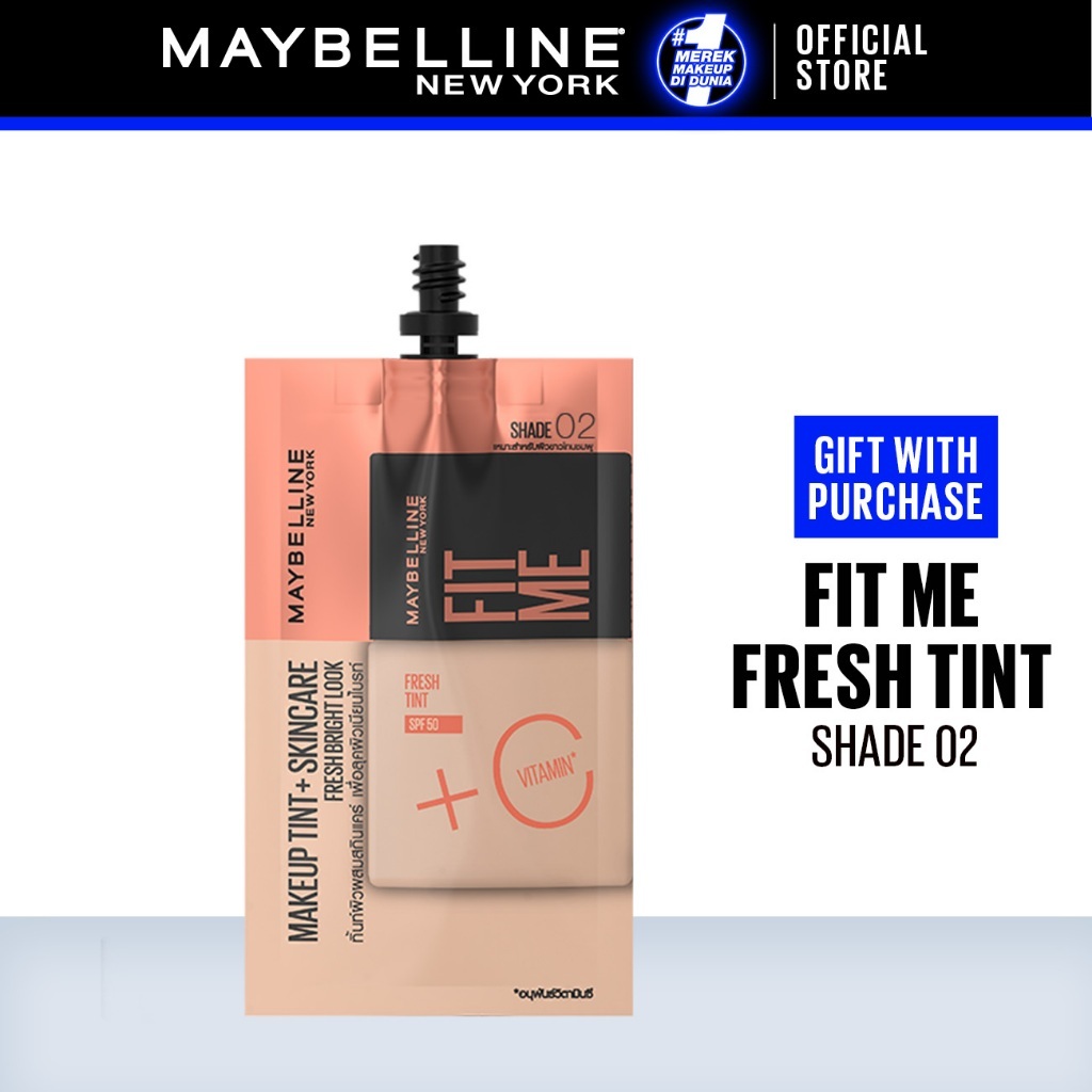 (FREE GIFT - DO NOT ORDER) MAYBELLINE OFFICIAL GWP D2C FRESH TINT SACHET 02