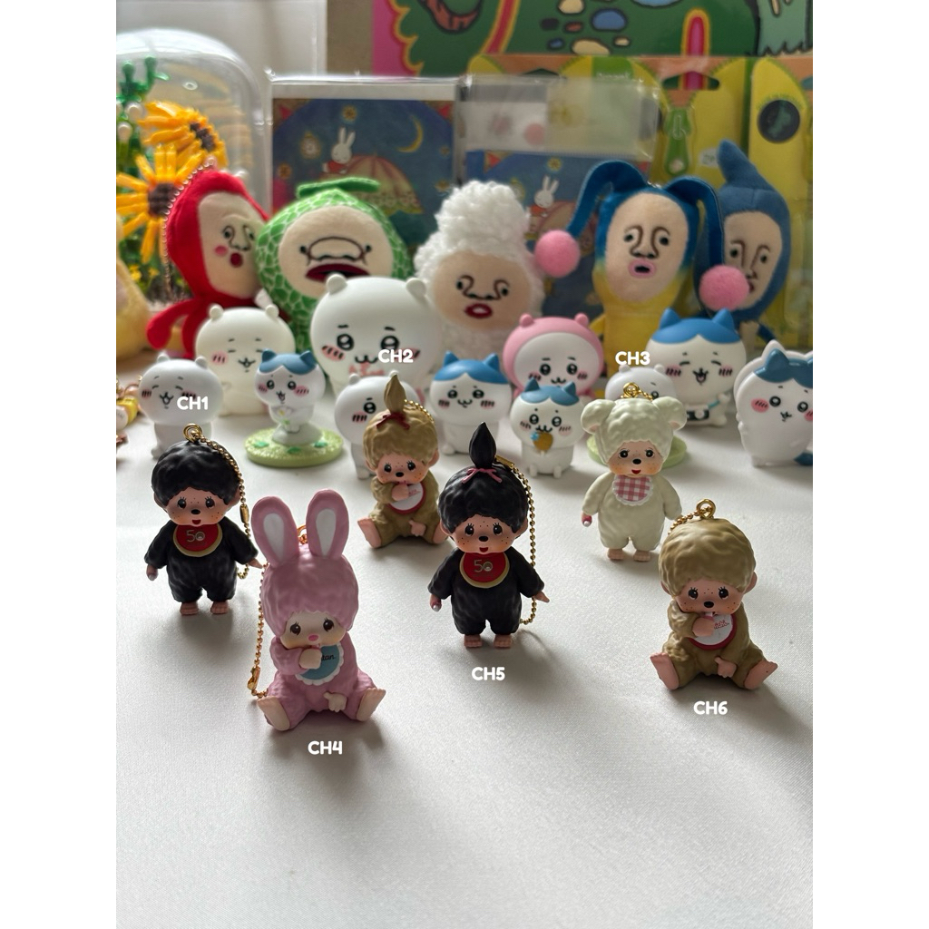 monchhichi charm gacha japan - gantungan monchhichi mini