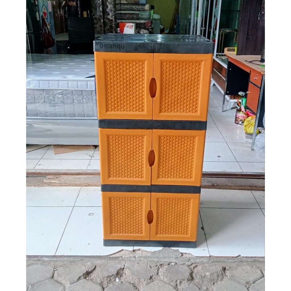 LEMARI PLASTIK OMAHQU 3SUSUN 4SUSUN