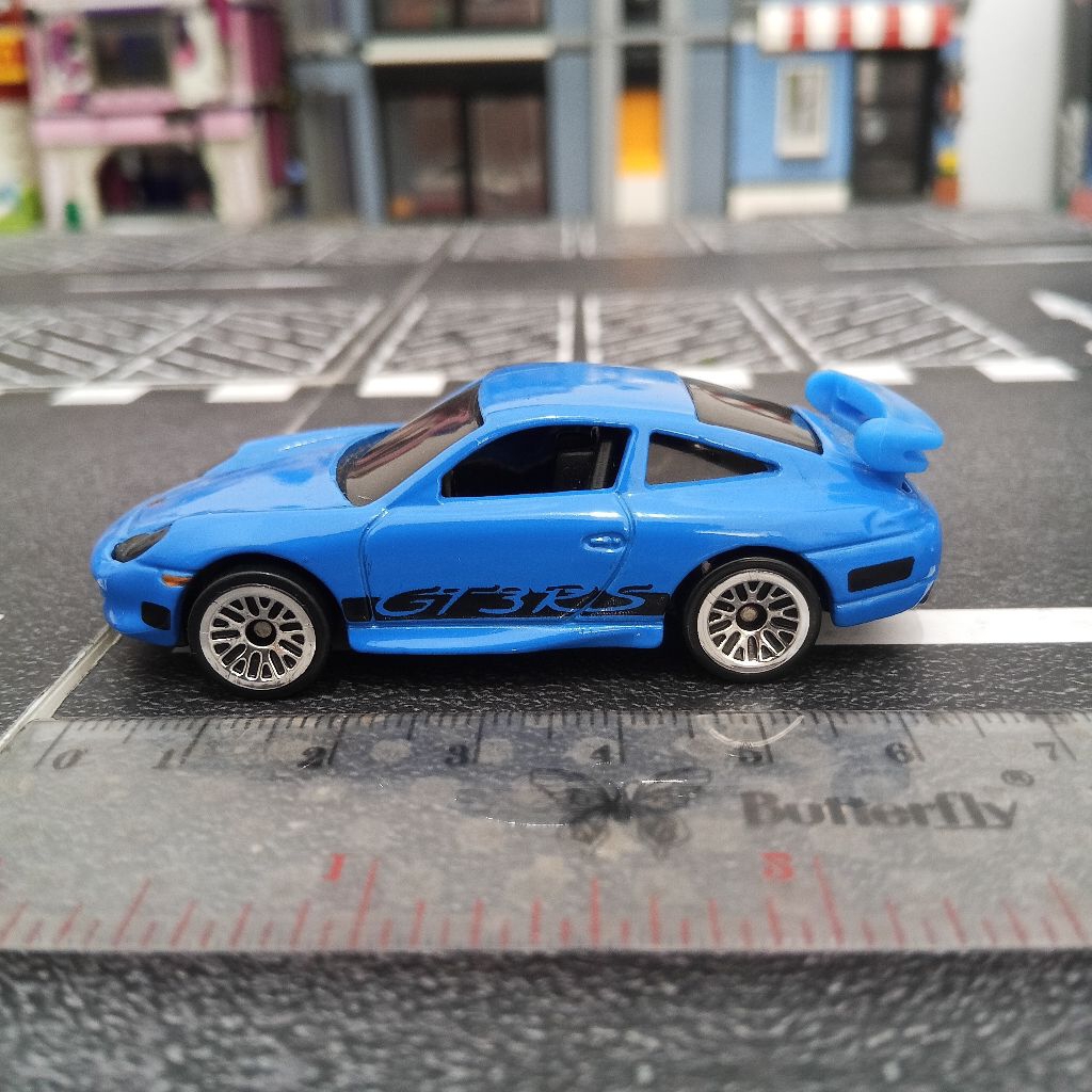 HOT WHEELS LOOSE PORSCHE 911 GT3 CUP BIRU FAST FURIOUS MADE IN INDONESIA