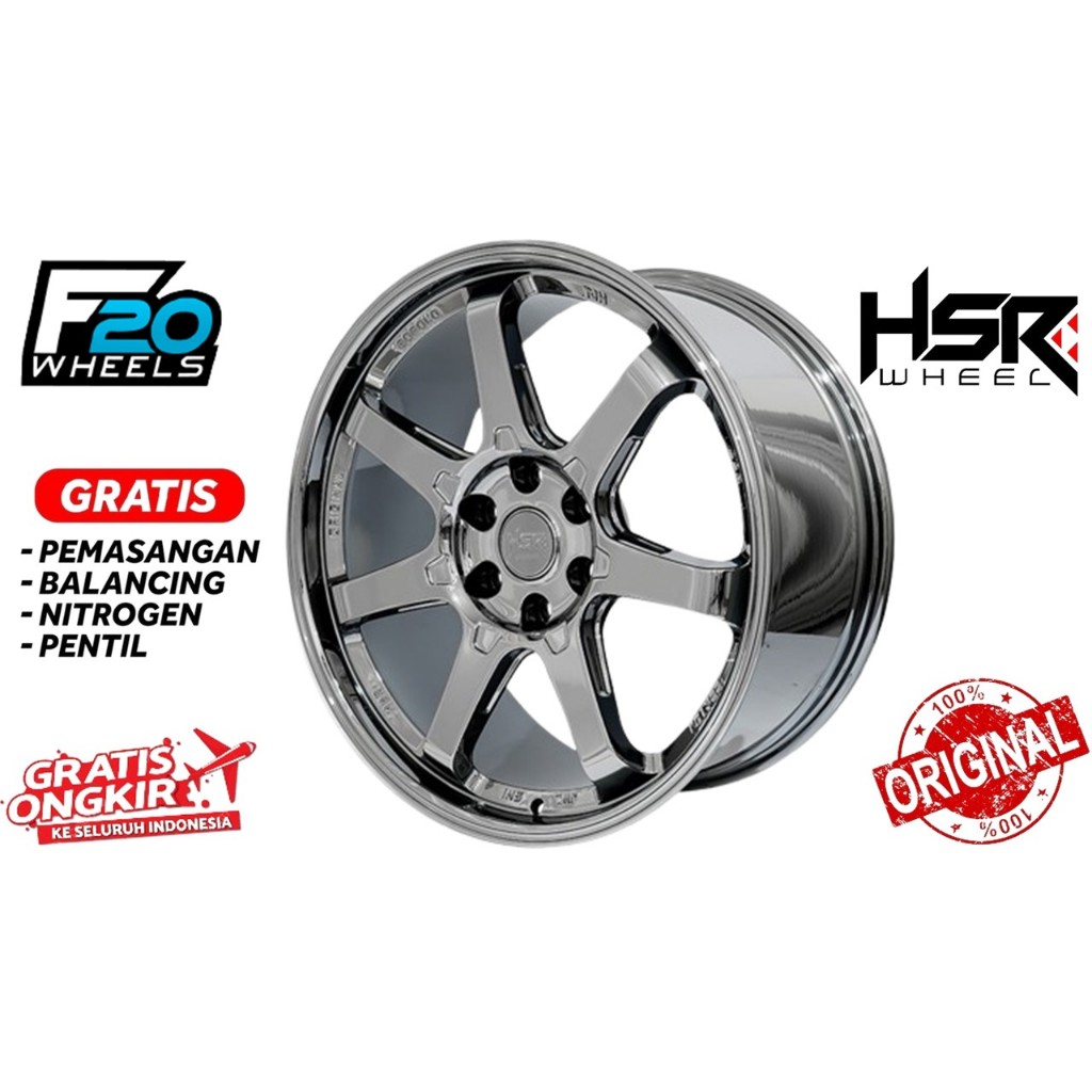 VELG ORIGINAL HSR TYPE RFG TJH HSR R22X10 H6X139,7 ET35 BLACK CHROME