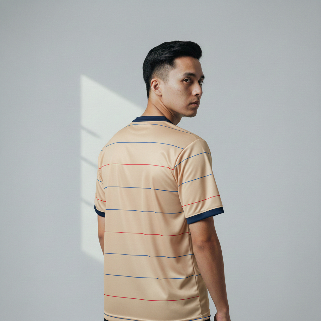 ATHLETIC SPORTWEAR - Jersey Vintage Bola Fantasy Barcelona Away 2003-05 Fullprinting Casual - Atasan