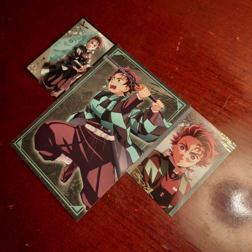 OFFICIAL Demon Slayer Kimetsu no Yaiba Merchandise Postcard POST CARD Bonus Movie JP Jepang Set Satu