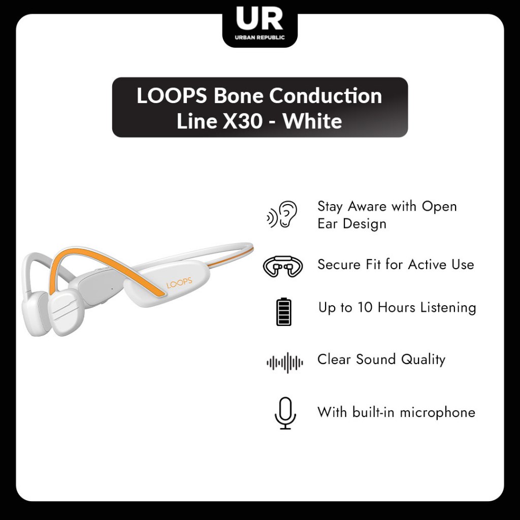 LOOPS Bone Conduction Line X30 - White