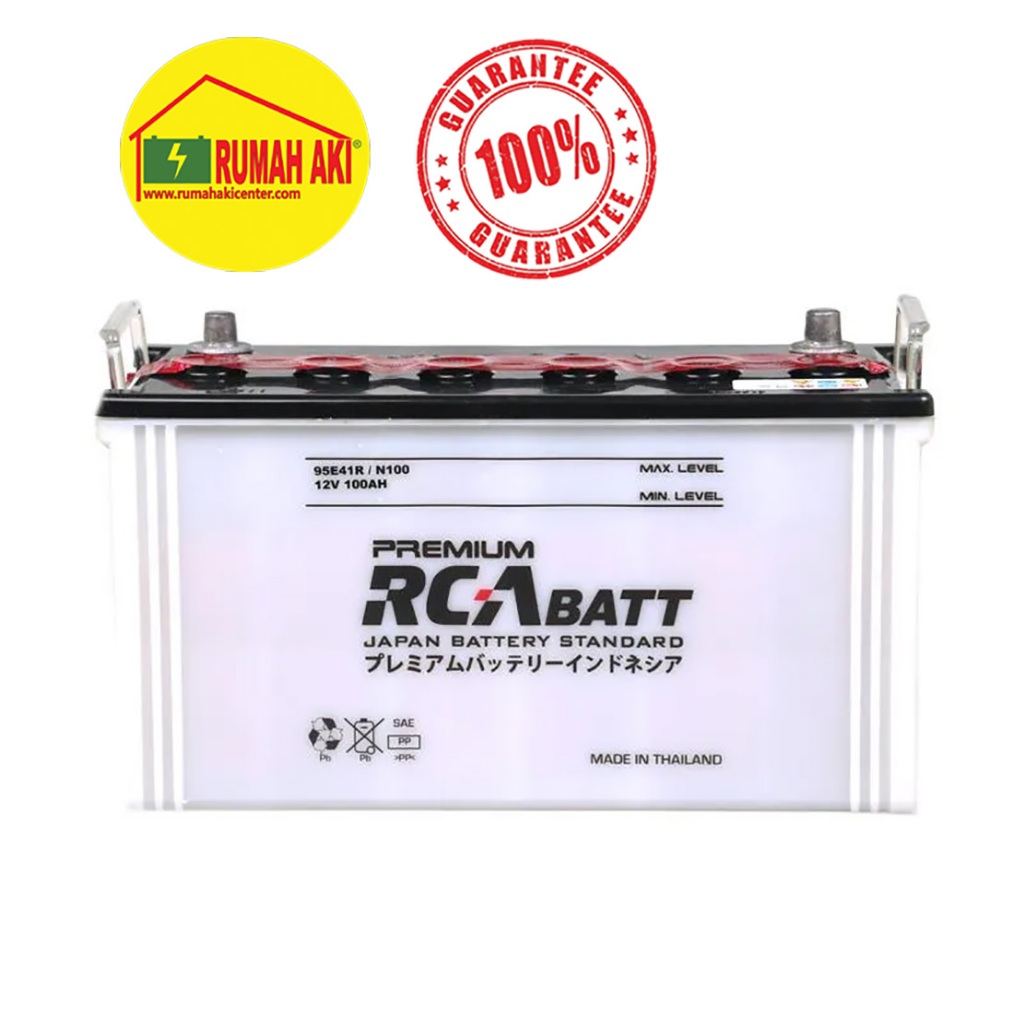 Aki Mobil RCA N100 12V 100 Ah / Aki Basah / Aki Konvensional