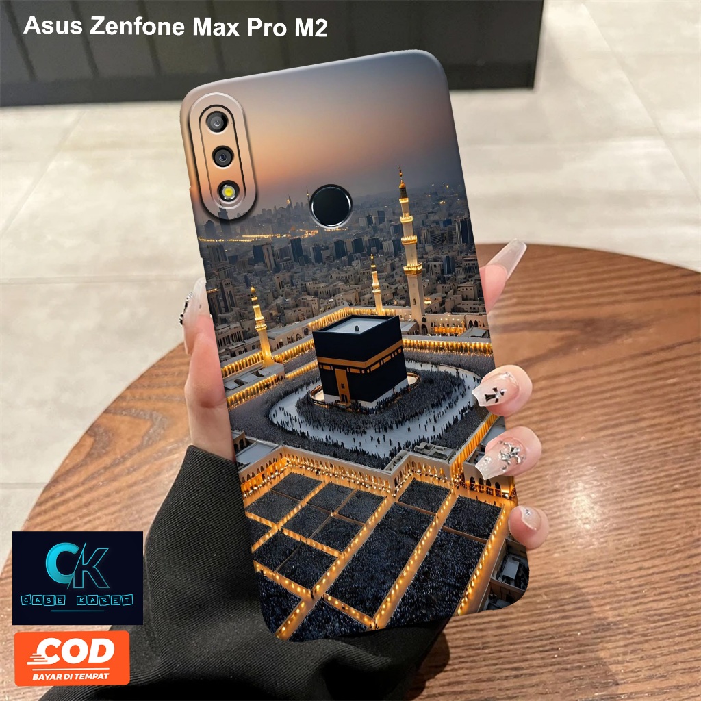 Case Asus Zenfone Max Pro M2 - Casing Muslim - Softcase Candy Case Full Color 3D Silikon TPU