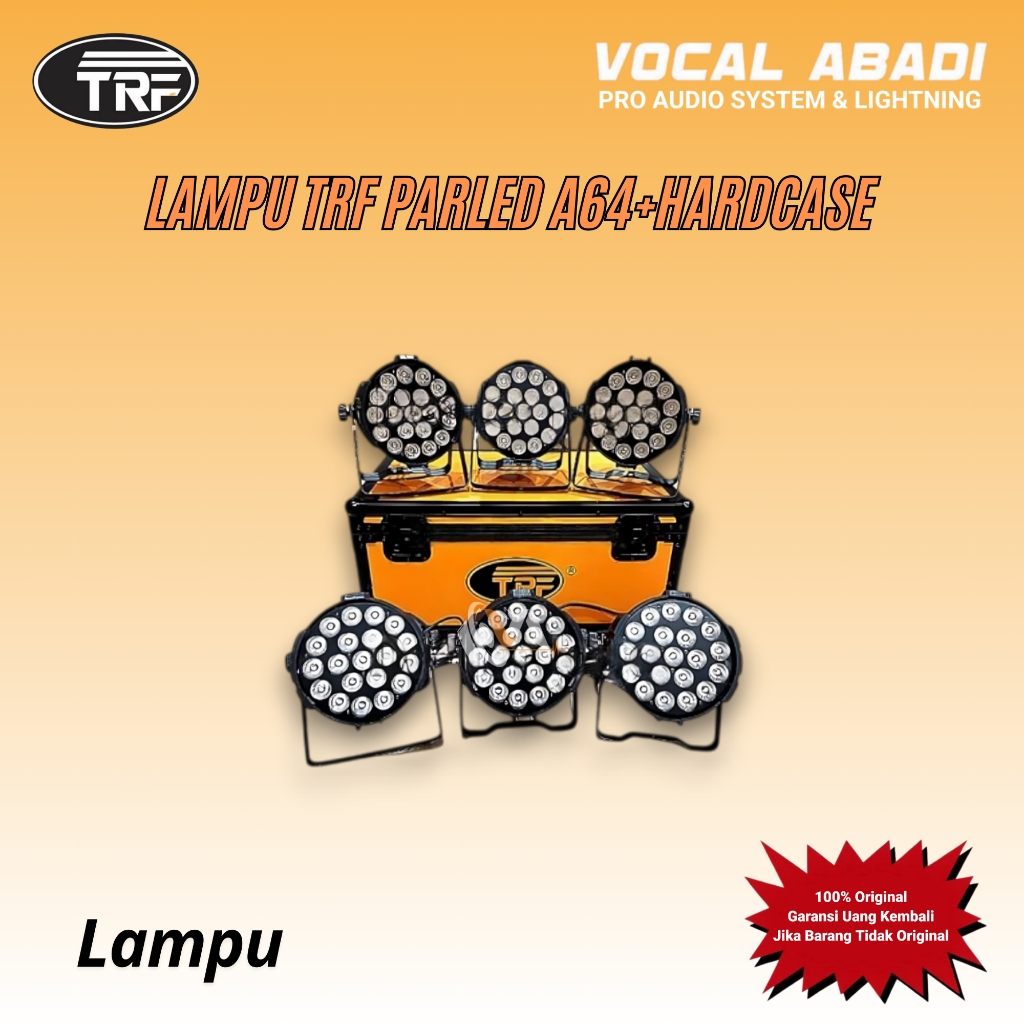 LAMPU TRF PARLED A64 + HARDCASE
