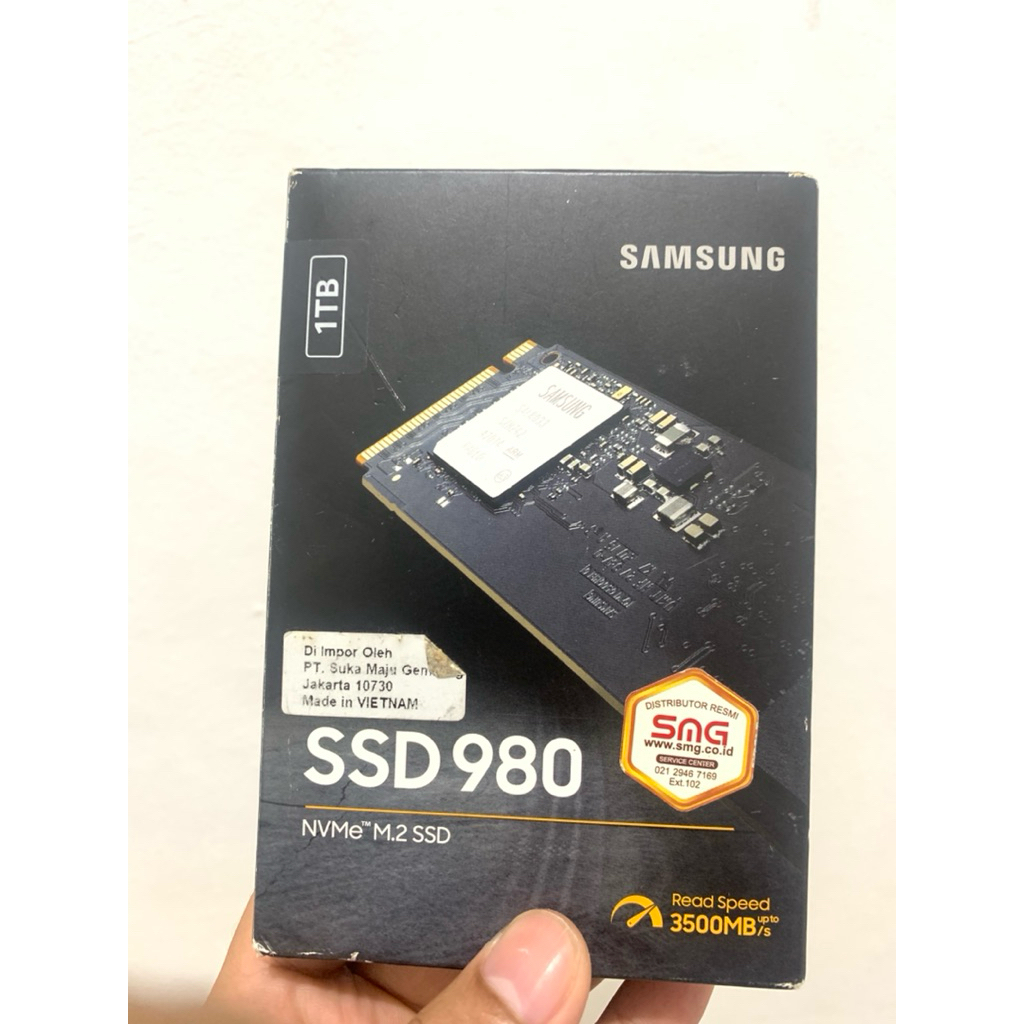 Samsung 980 1TB M.2 Gen3