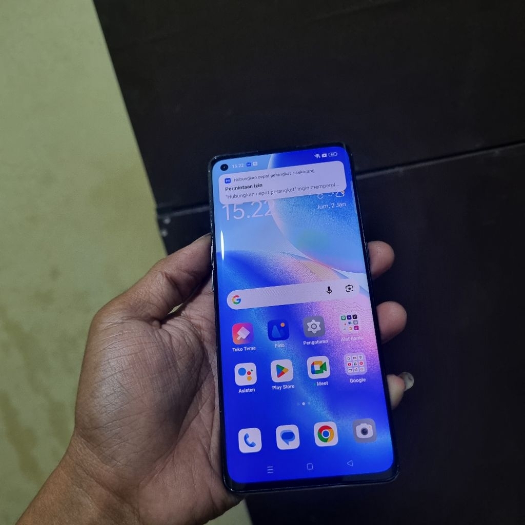 Handphone Second Oppo Reno 5 Pro 5G Ram 12/256GB