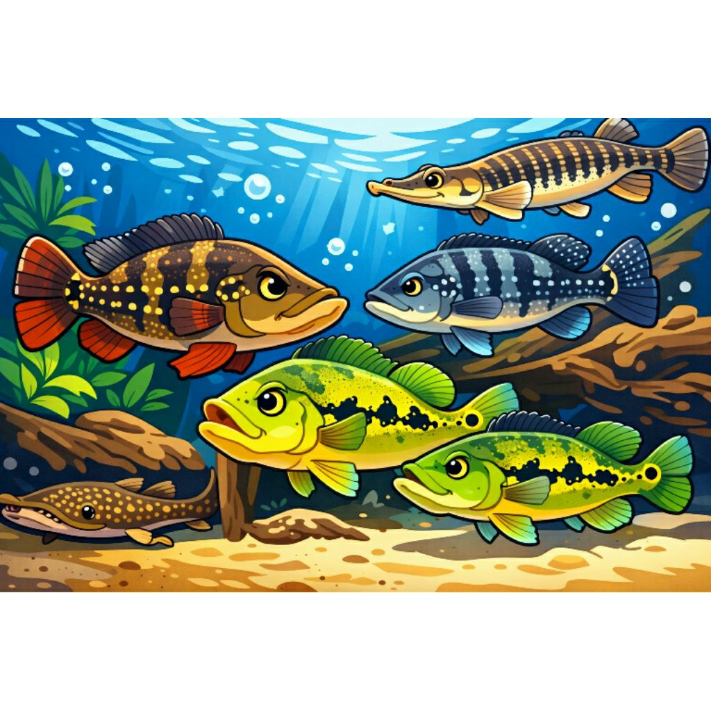 Hiasan Aquarium Pbass Pinima 10-11,6-7cm