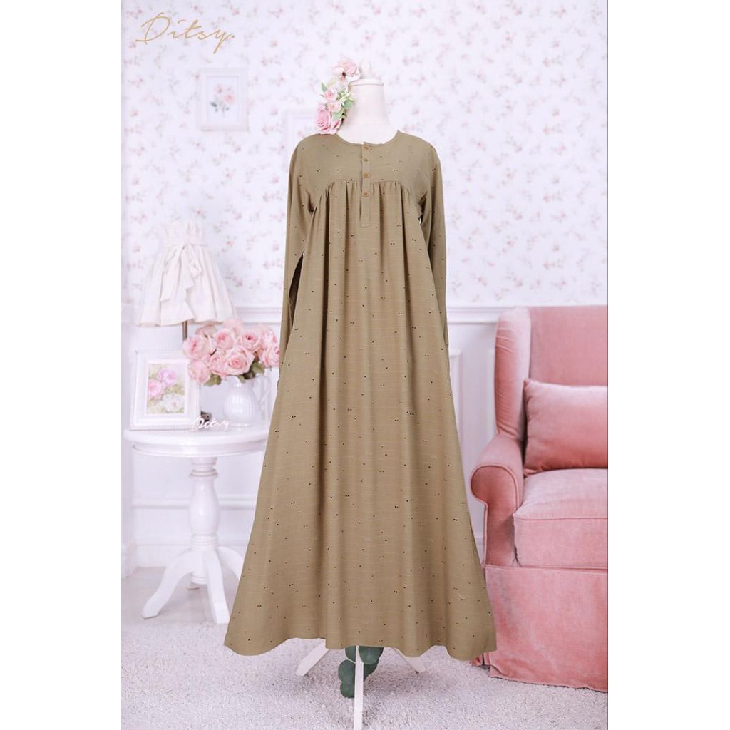 ditsy navira mocca size xl