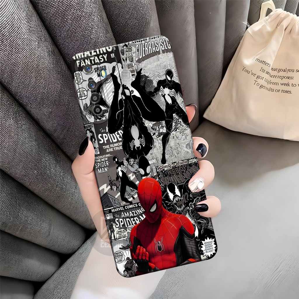 Case Realme 5 / Realme 5i Fashion Case Spiderman Softcase Realme 5/5I Terbaru Silikon Pro Camera Len
