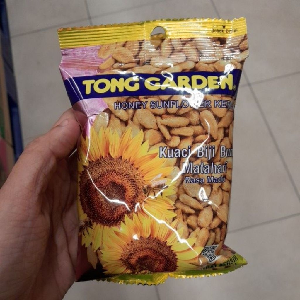 Tong Garden 35gr Honey Sunflower Kernels Kuaci Biji Bunga Matahari Rasa Madu