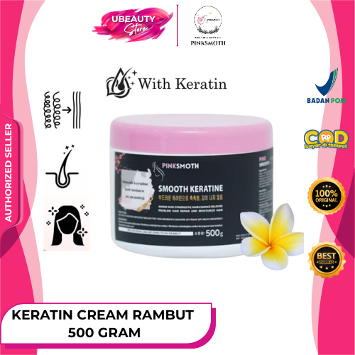 Pelurus Rambut Keratin Smoothing Tanpa Catok 500ml Perawatan Rambut