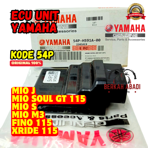 ORIGINAL ECU ECCU CDI MIO J SOUL GT 115 MIO S MIO M3 FINO Fi 115 XRIDE 115 YAMAHA 54P ORI PRESISI