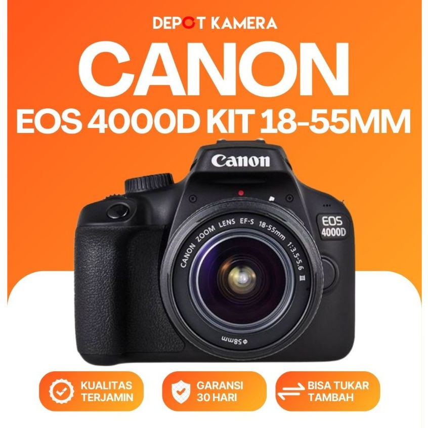 ( DEPOT KAMERA JKT ) SECOND - CANON EOS 4000D KIT 18-55MM