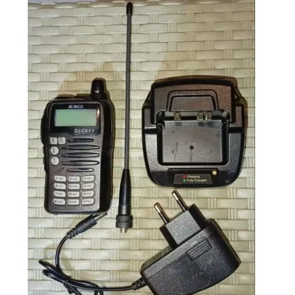 HT Bekas, Normal, Original Alinco DJ-CRX5, Dual Band VHF UHF, Lengkap, tinggal pakai