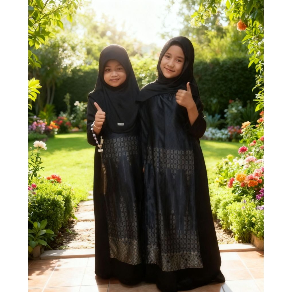 Baju Muslim Anak /Gamis Anak Bahan Dior Silk Premium/Baju Lebaran