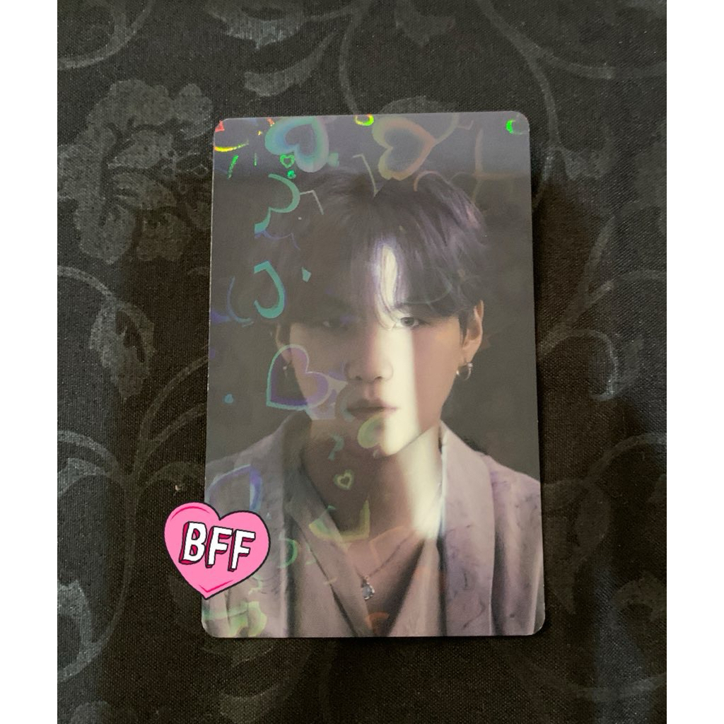 BTS photocard suga proof