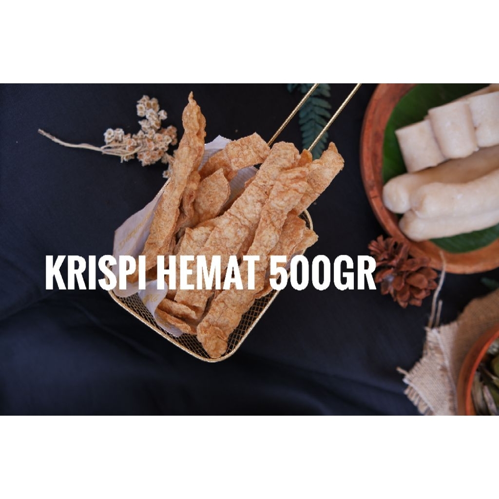 pempek krispi enak asli palembang , pempek krispi isi 500gr