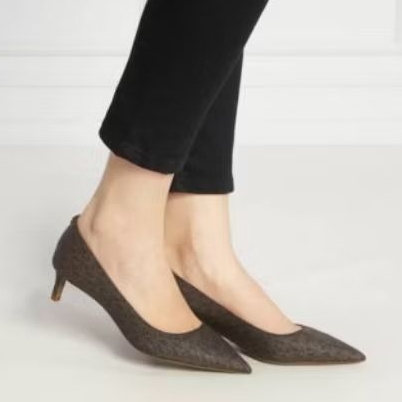 NEW Michael Kors Women Shoes Alina Flex Logo Kitten Pump (kondisi masih baru)