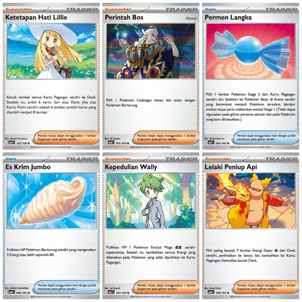 Kartu Pokemon Trainer ID - Kartu Pokemon Indonesia