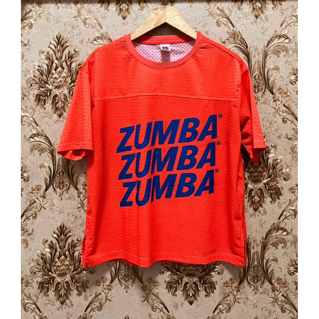 preloved kaos zumba wesr original