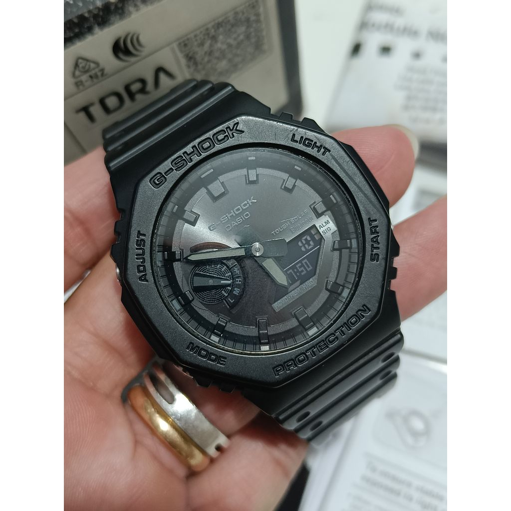 Casio G-Shock GA-B2100-1A1DR Tough Solar original bekas sangat bagus normal semua fullset
