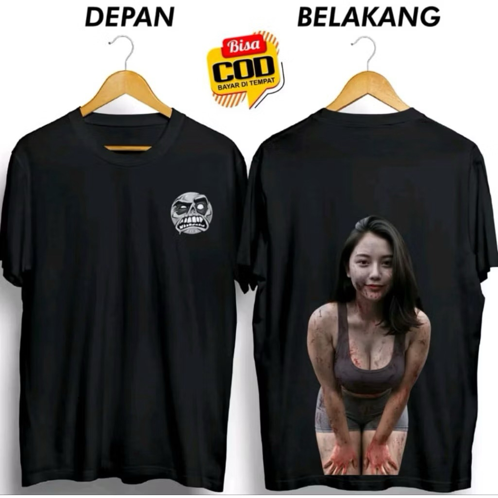 KAOS DISTRO PRIA HANTU CEWE SEKSI KUNTILANAK