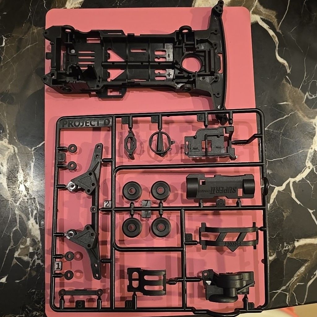 Chassis Super II Chassis Super 2 dan gearbox (REP)