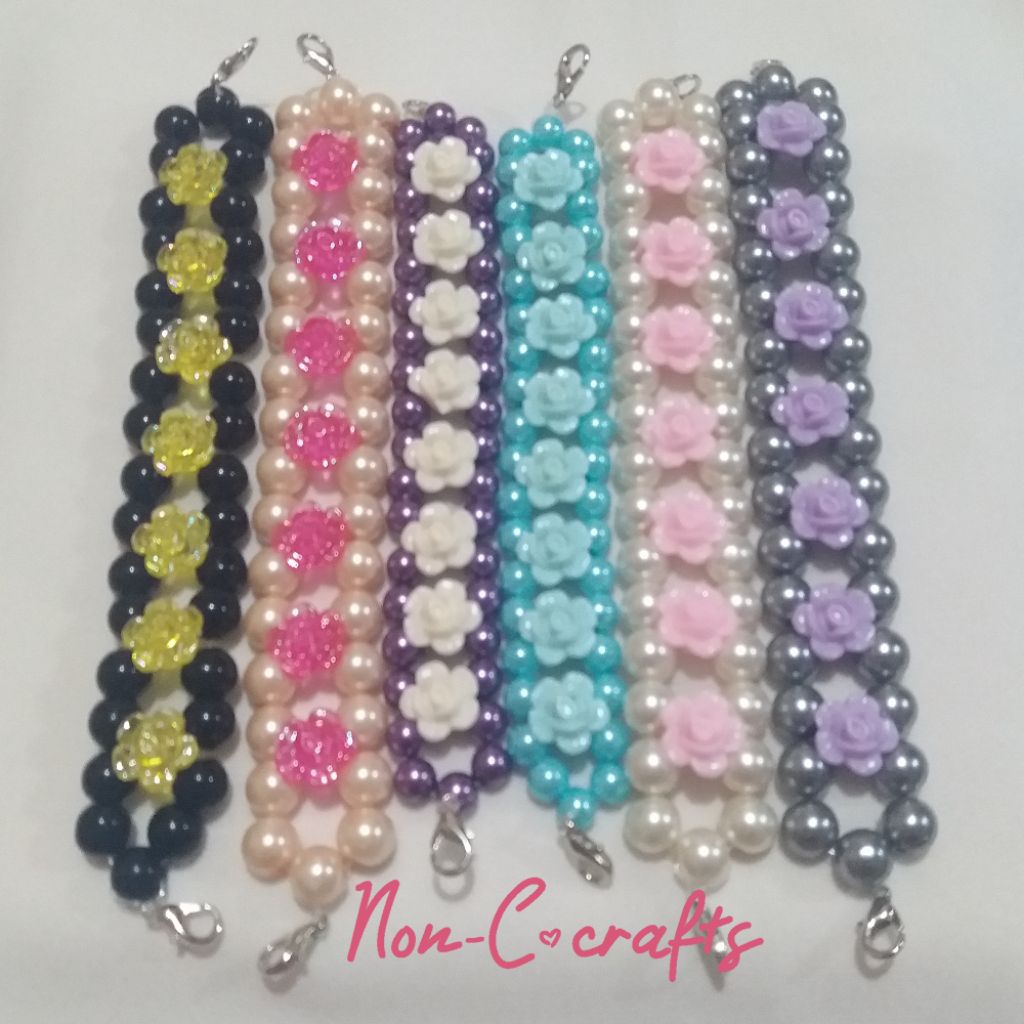 Konektor Masker Connector Masker Penghubung Masker Hijab Motif Flower Premium