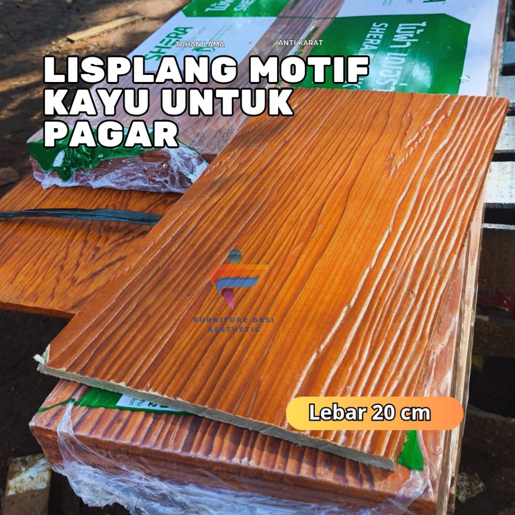 Grc Lisplang motif kayu | Grc pagar rumah | Lisplang Outdoor Untuk Pagar